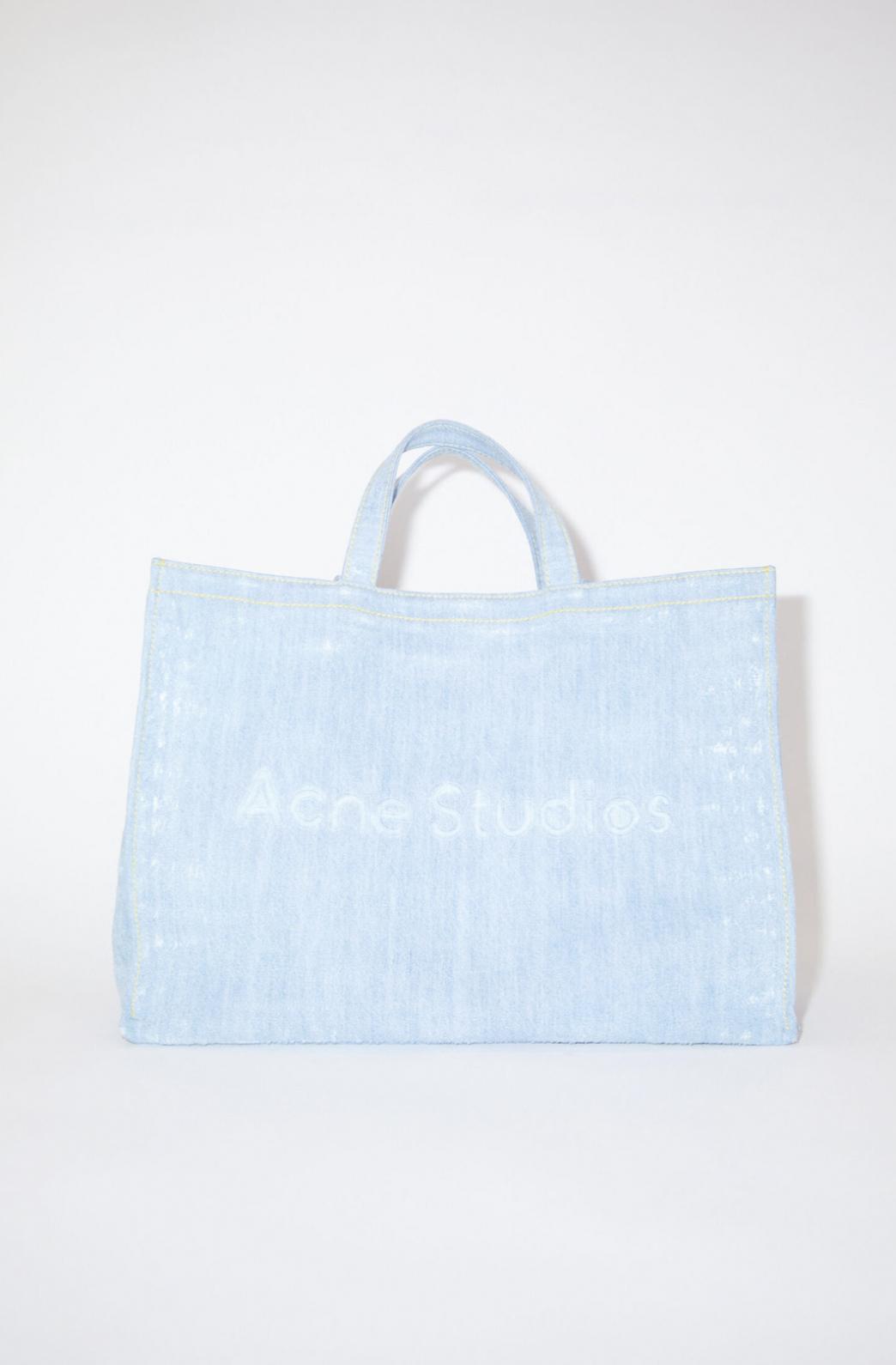 Acne Studios Logo Shopper EW Destroyed Denim